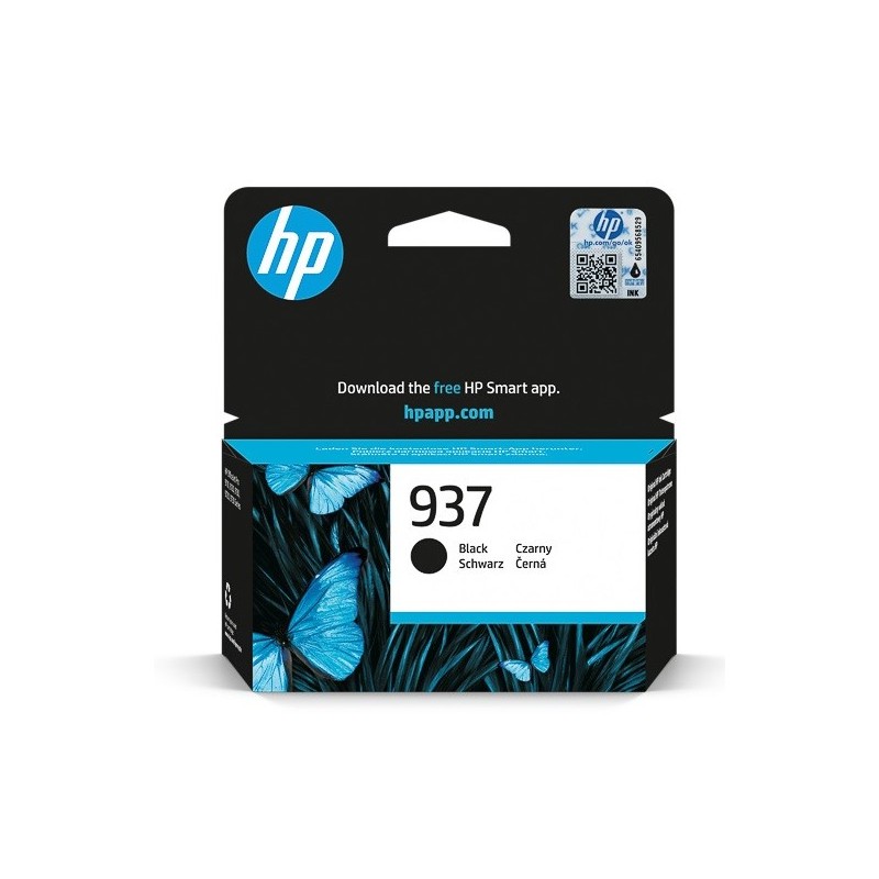 Cartouche Jet d'encre Haute Capacité HP N°937 Noir (1450 pages)