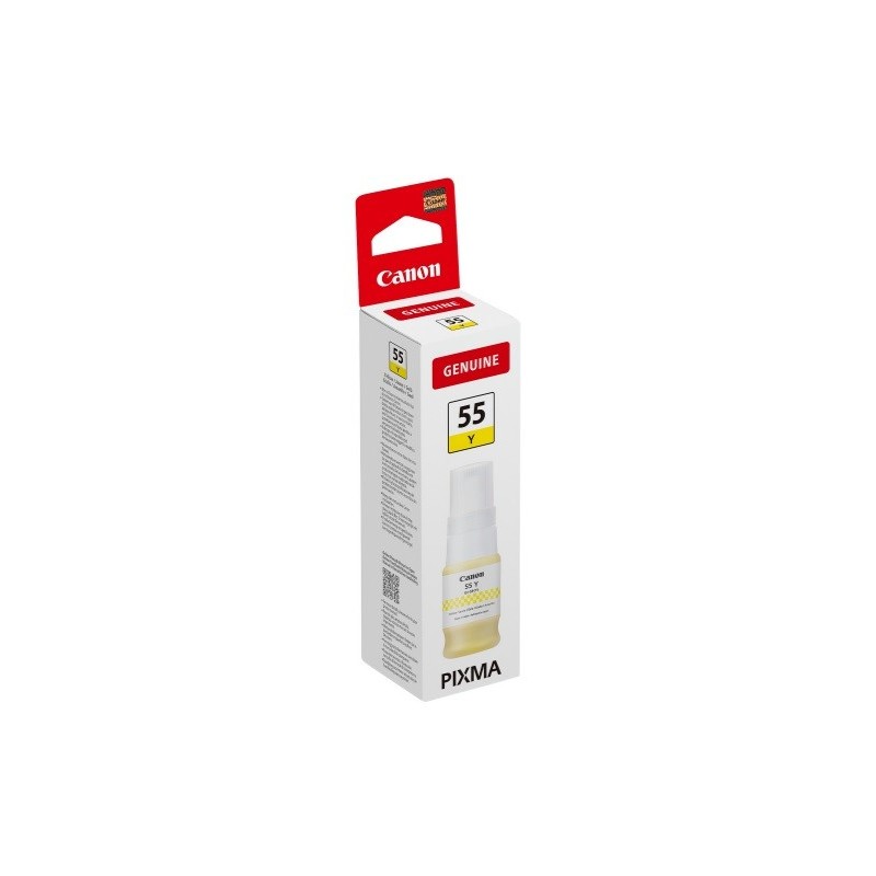 Cartouche d'encre Jaune Canon GI-55Y pour MAXIFY GX1050...
