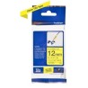 Cassette à ruban Brother pour étiqueteuse TZEFX631 originale – Noir sur Jaune, 12 mm de large