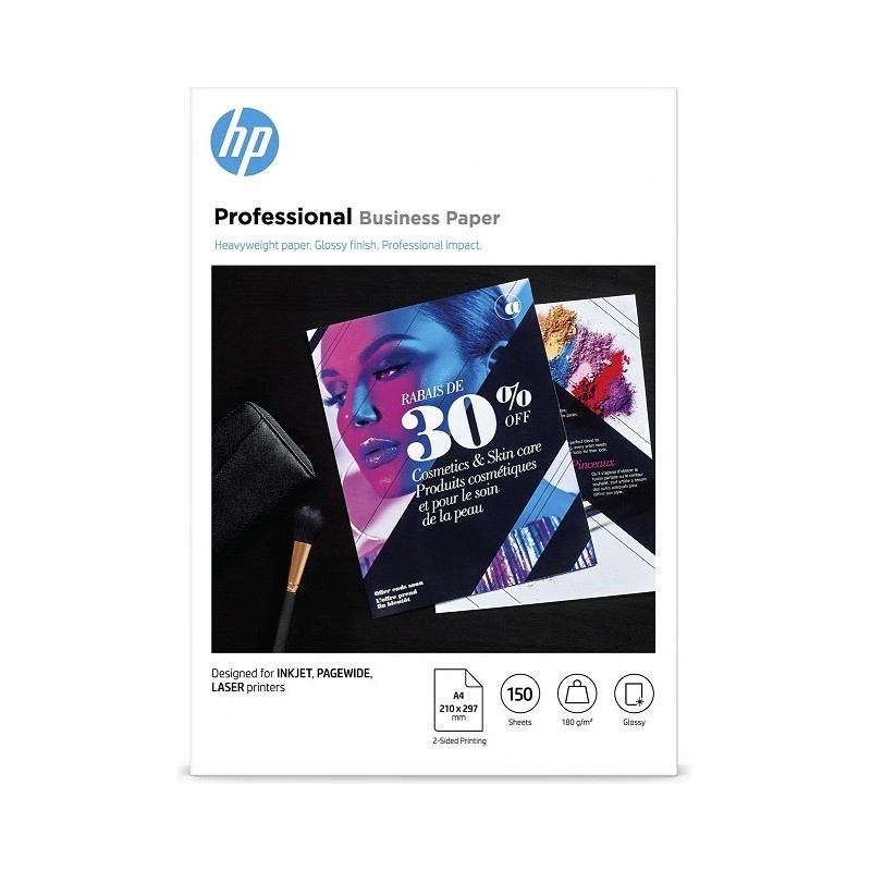 Papier HP professionnel Business - 150 feuilles - 200 gr - brillant - A4