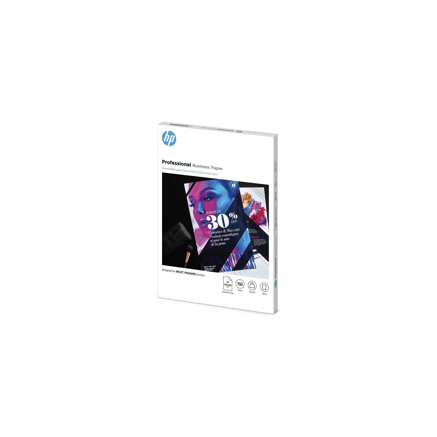 Papier HP professionnel Business - 150 feuilles - 180 g/m² - brillant - A3