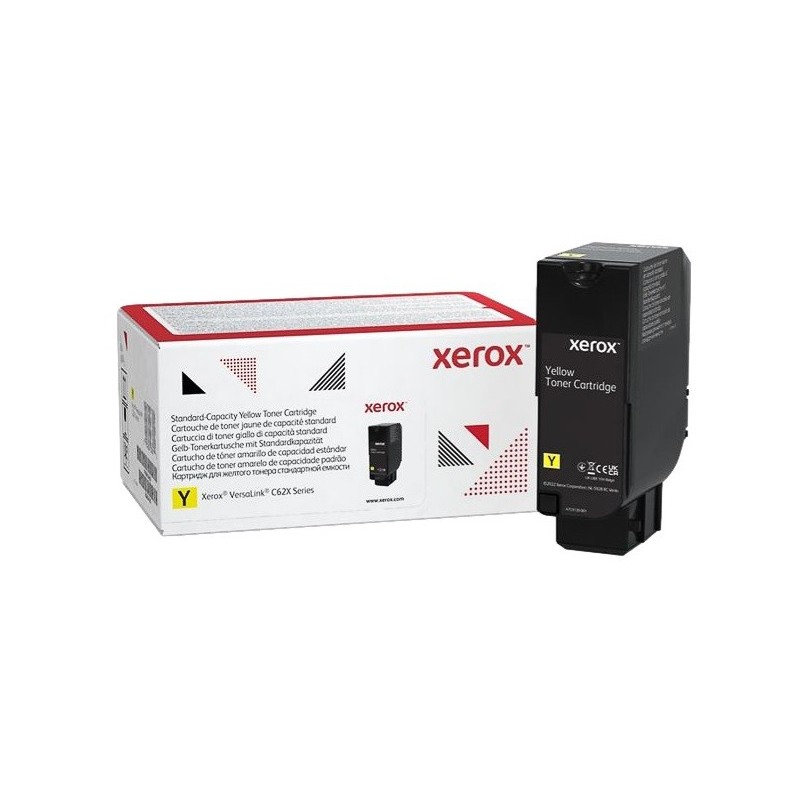 Cartouche de toner Jaune XEROX  pour VersaLink C625 - capacité standard (6 000 pages)
