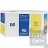 Cartouche jaune HP pour designjet 4000 ... (N°90), Toner Express : achat en ligne de Cartouche jaune HP pour designjet 4000 ... 