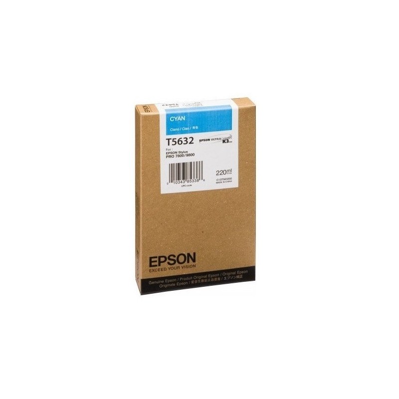 Encre pigment cyan haute capacité Epson pour SP 7800/9800/9880, Toner Express : achat en ligne de Encre pigment cyan haute capac