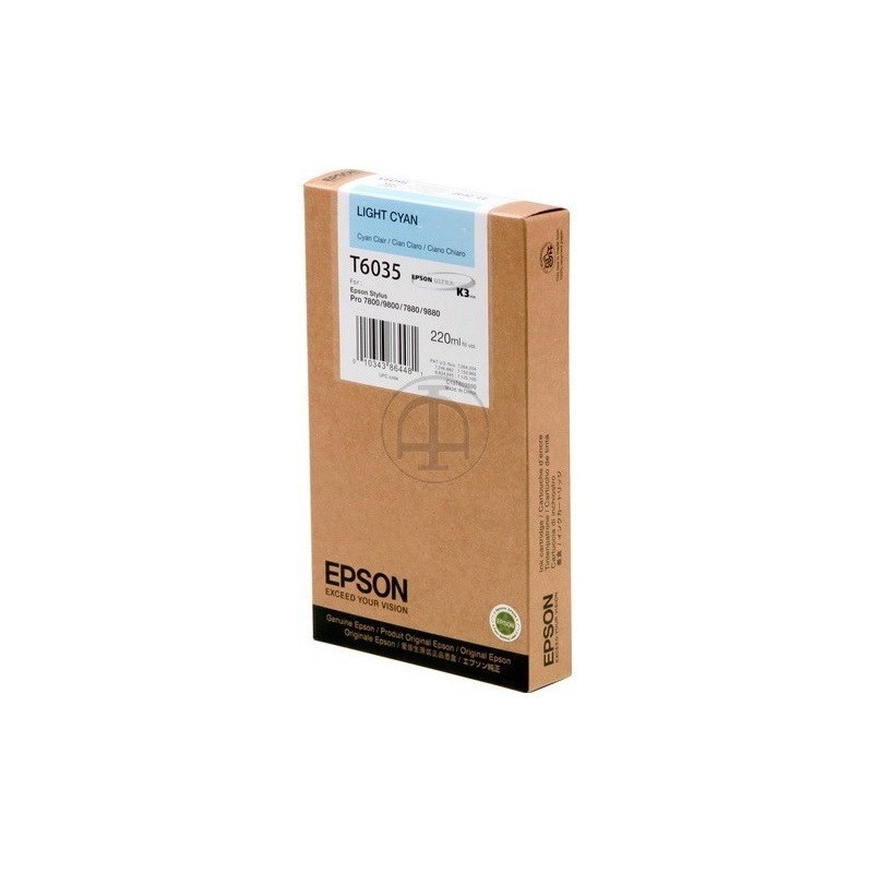 Encre pigment cyan clair haute capacité Epson pour SP 7800/9800, Toner Express : achat en ligne de Encre pigment cyan clair haut