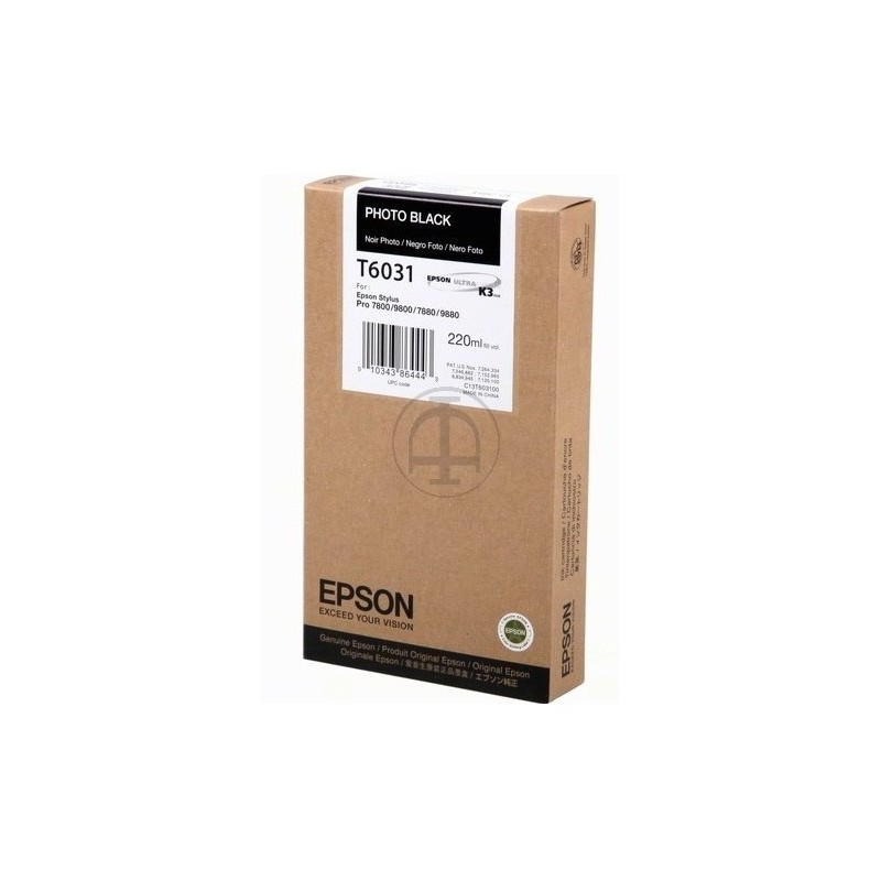 Encre pigment noir Mat Epson pour SP74/78/94/98 haute capacité, Toner Express : achat en ligne de Encre pigment noir Mat Epson p