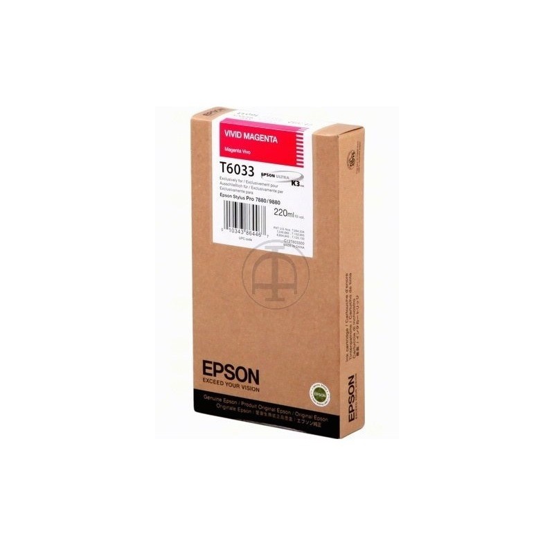 Encre pigment vivid magenta Epson pour SP 7880 / 9880, Toner Express : achat en ligne de Encre pigment vivid magenta Epson pour 