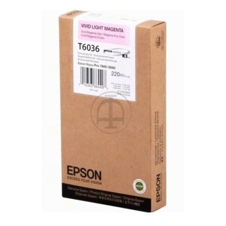 Encre pigment vivid magenta clair Epson pour SP 7880 / 9880, Toner Express : achat en ligne de Encre pigment vivid magenta clair