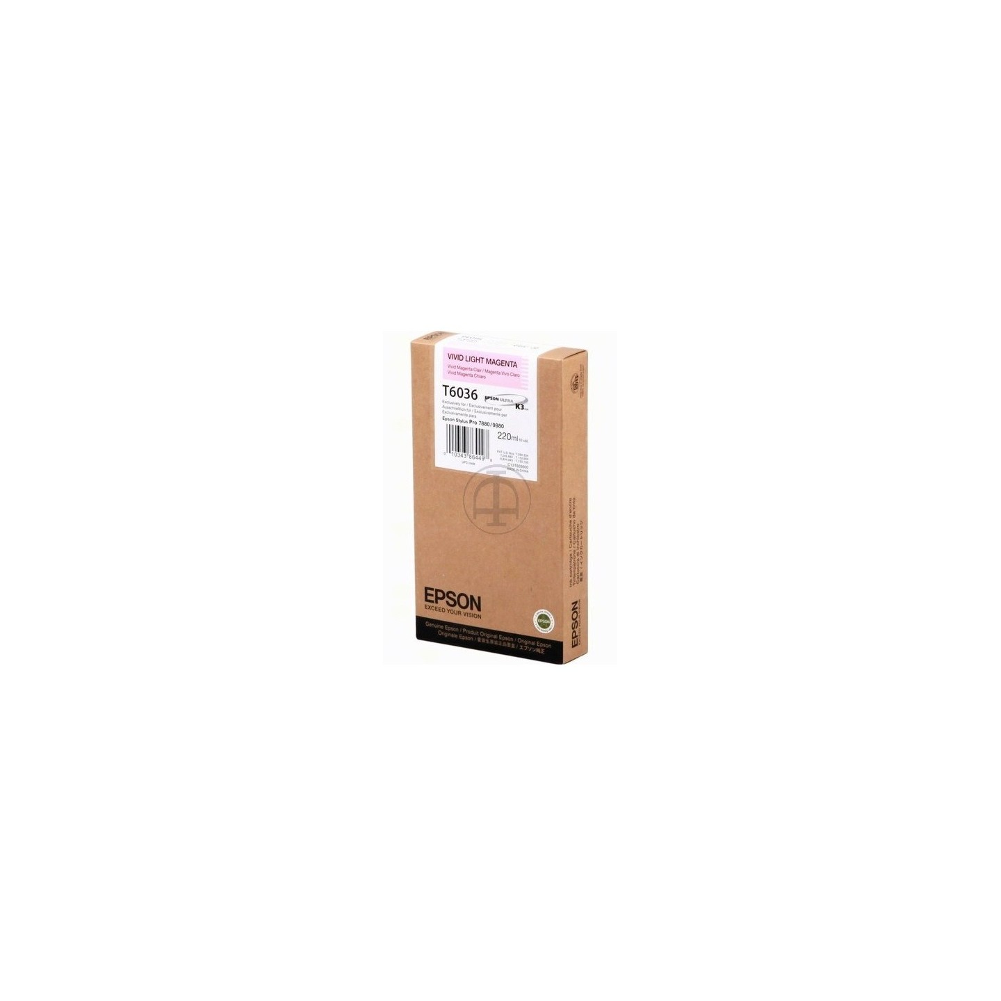 Encre pigment vivid magenta clair Epson pour SP 7880 / 9880, Toner Express : achat en ligne de Encre pigment vivid magenta clair