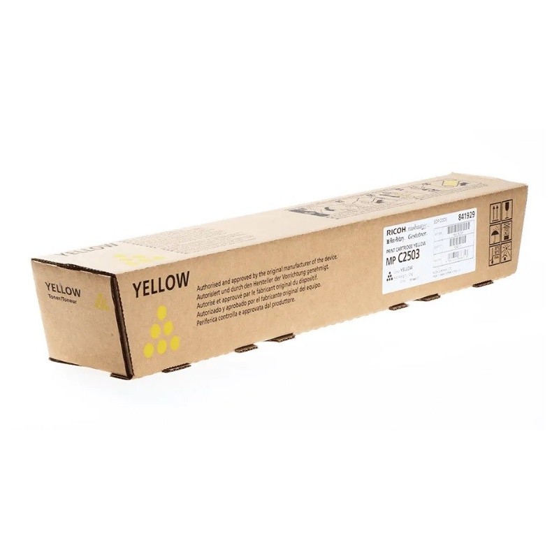 Toner Jaune Standard Ricoh pour Aficio MP C2003 / MP C2503