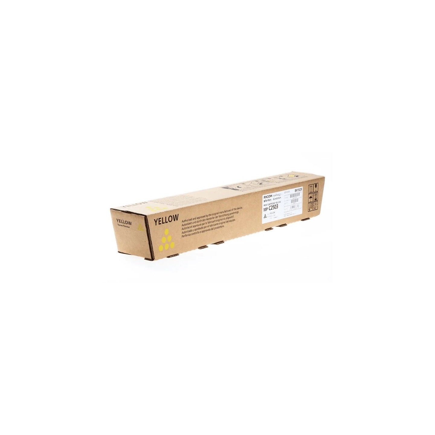 Toner Jaune Standard Ricoh pour Aficio MP C2003 / MP C2503