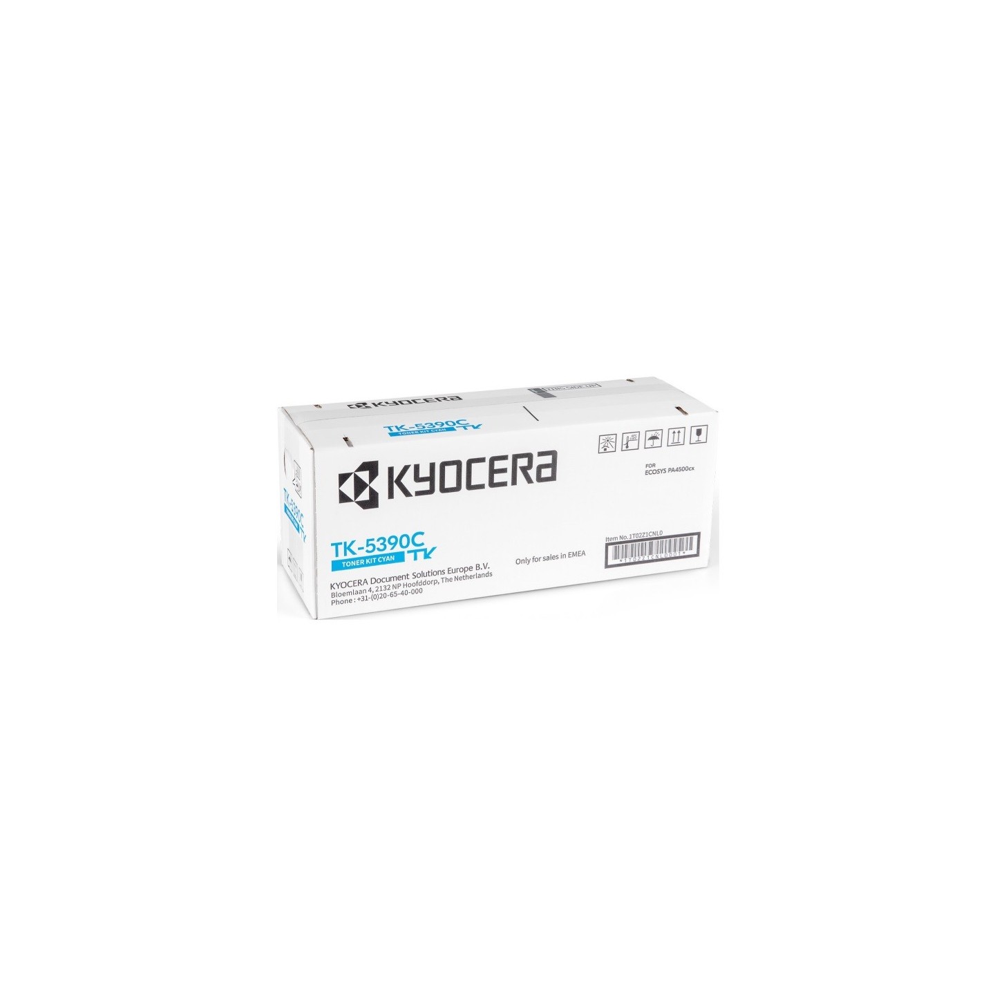 Toner Cyan Kyocéra pour ECOSYS PA4500cx ... (TK-5390C)