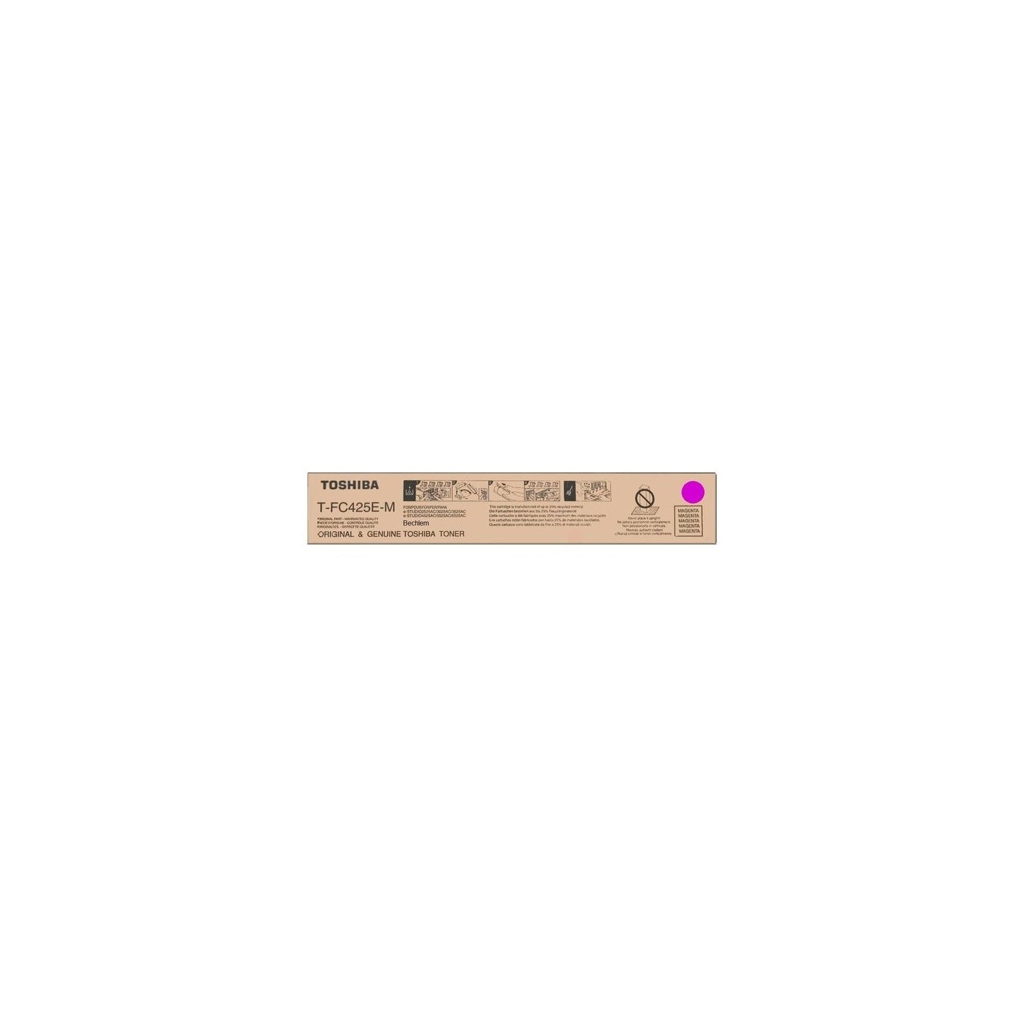 Toner Magenta Toshiba pour E-studio 2525AC / 3025AC / 2550C / 4525AC (T-FC425EM)
