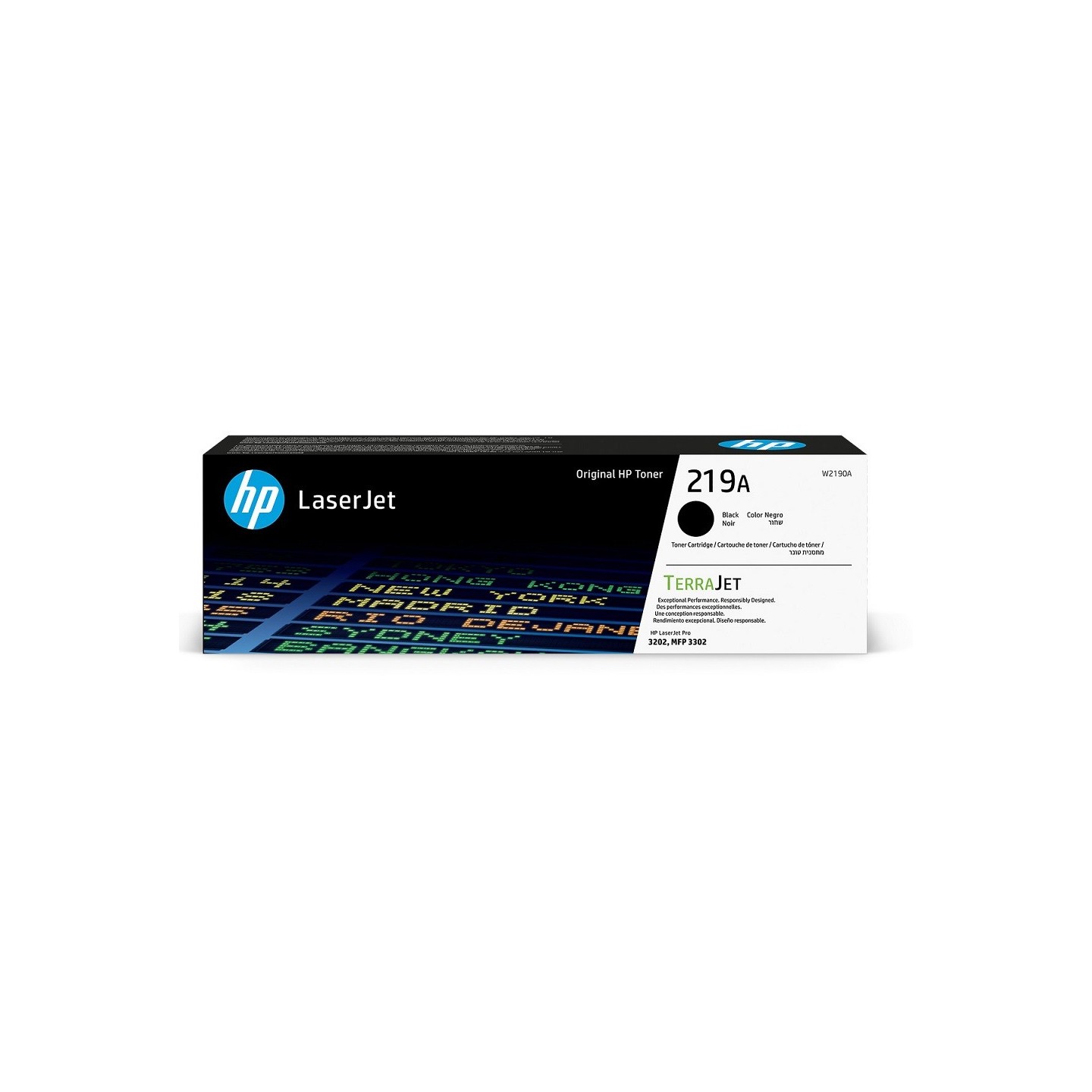Toner Noir HP pour Color LaserJet Pro 3302dw, 3302fdw, ... (219A)