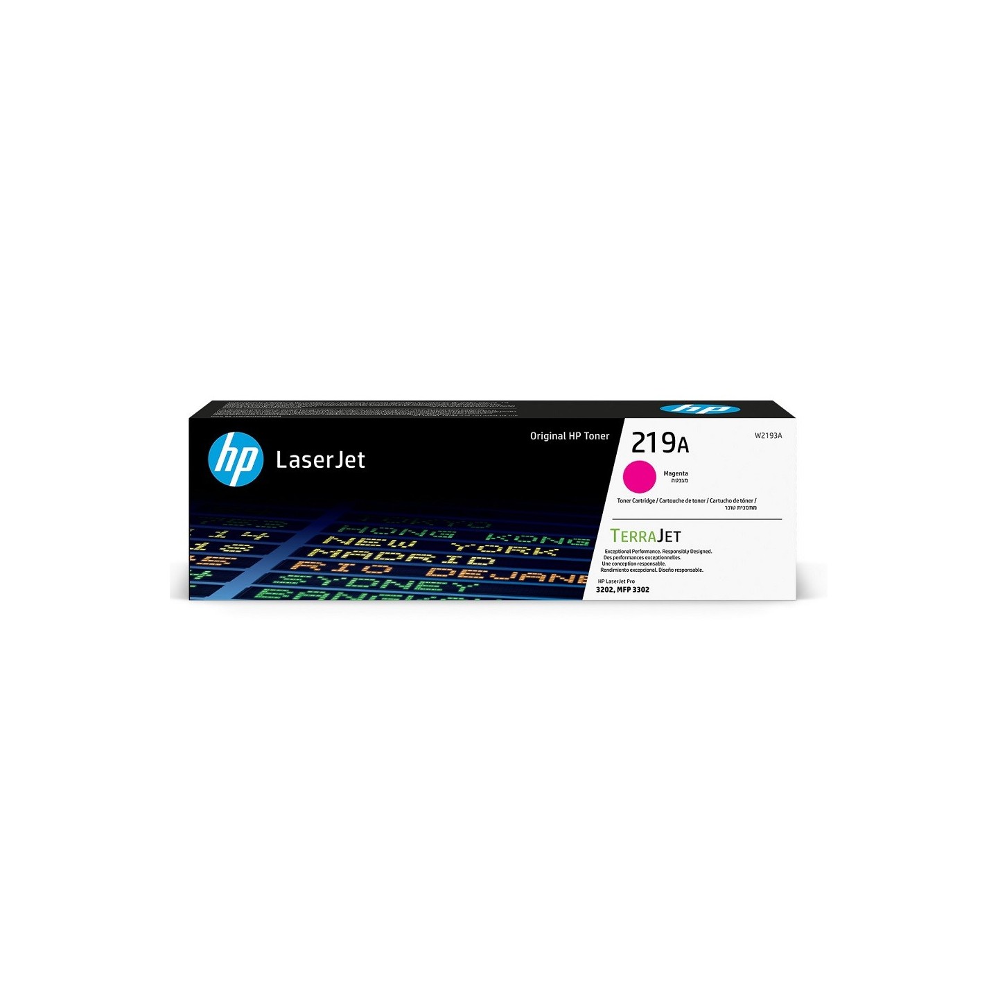 TonerMagenta HP pour Color LaserJet Pro 3302dw, 3302fdw, ... (219A)
