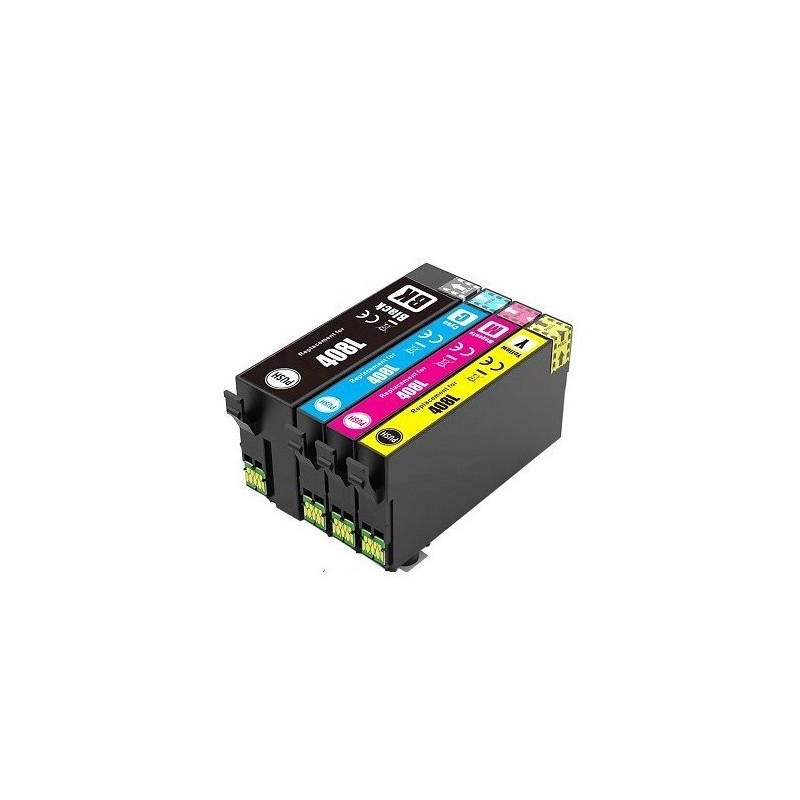 Cartouche d'encre noire générique Haute Capacité pour Epson WorkForce Pro WF-C4810, ... (408L)