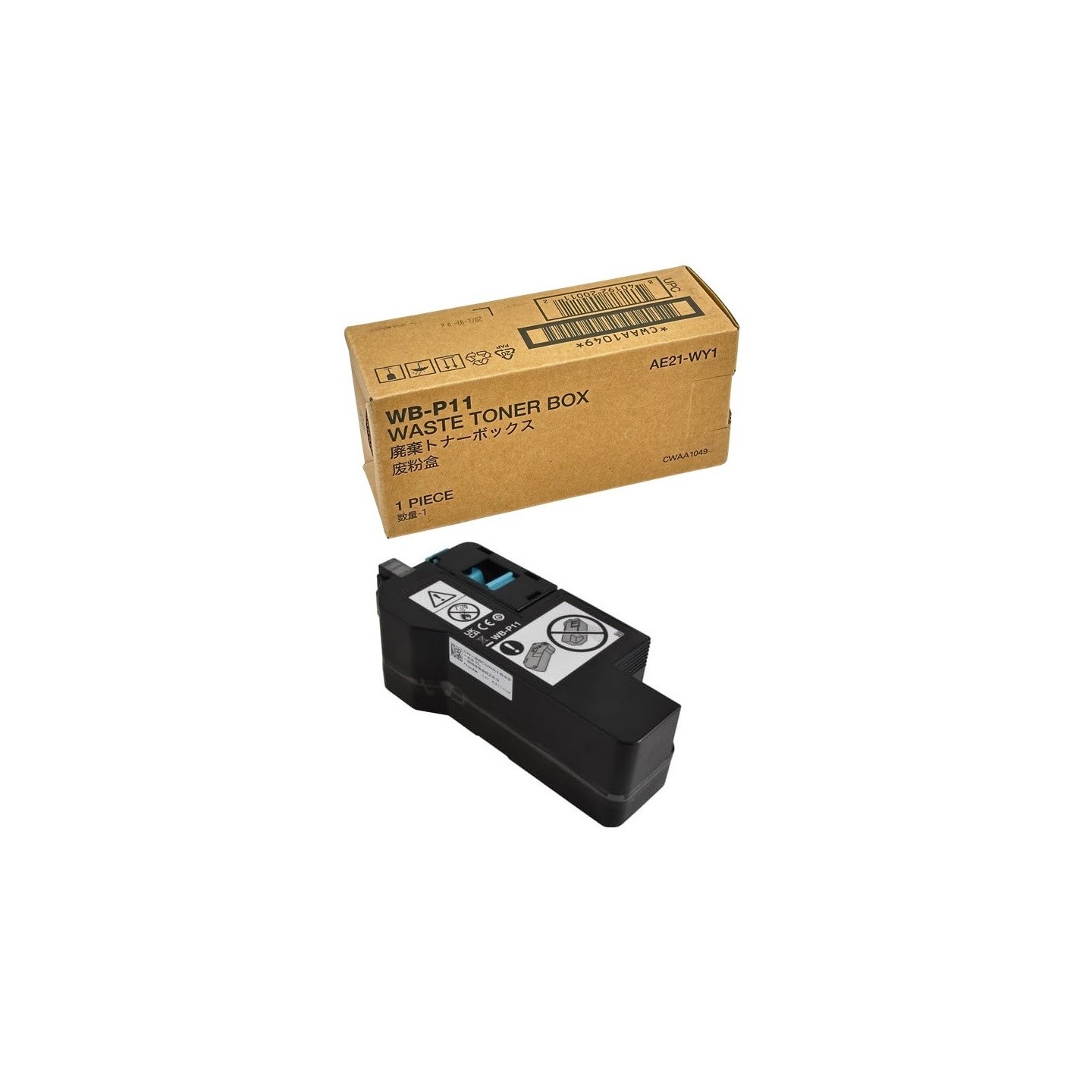 Collecteur de toner usagé Konica-Minolta pour Bizhub C3120i, Bizhub C3100i (WB-P11)