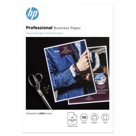 Papier HP Professional Business, laser, mat, 200 g/m2, A4 (210 x 297 mm), 150 feuilles