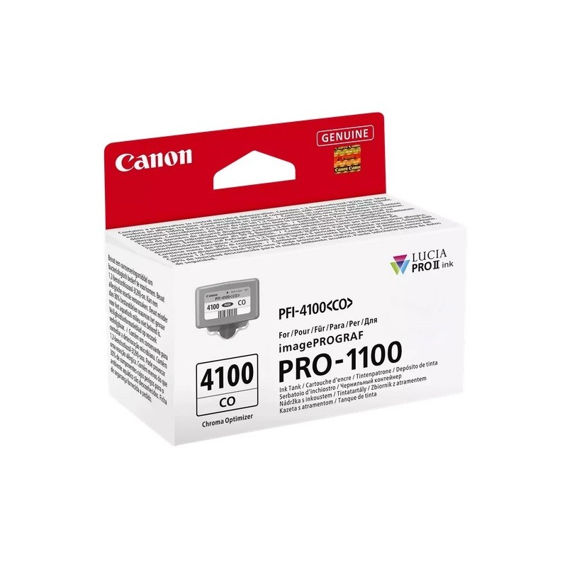 Cartouche Optimiseur Chrome Canon pour IMAGEPROGRAF PRO 110/ PRO 1100 GB(PFI-4100CO)
