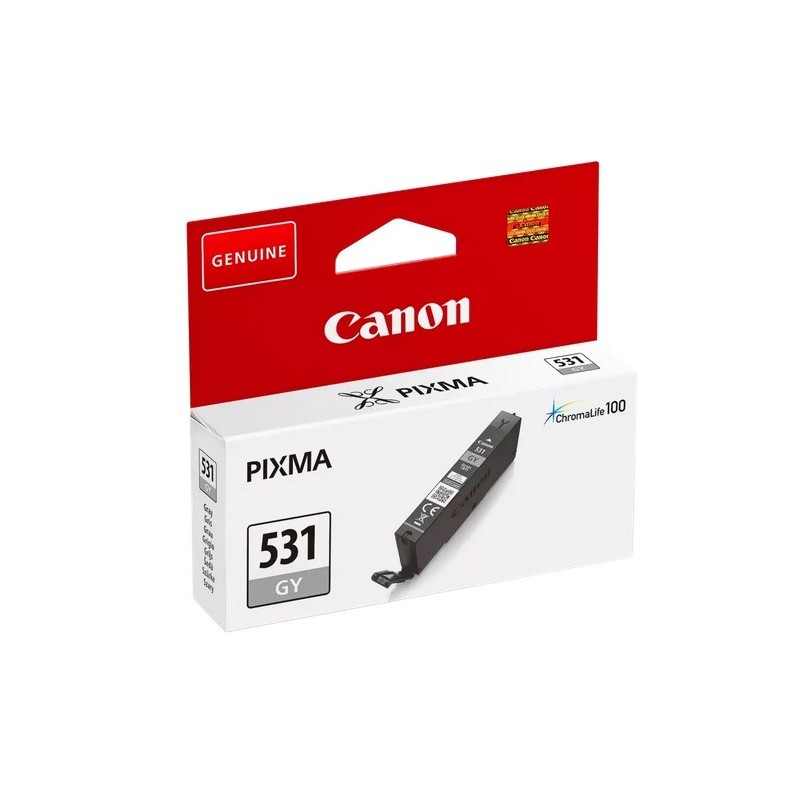 Cartouche jet d'encre Grise Canon pour CANON Ink-Jet PIXMA TS 8750 / 8751(CLI-531GY)