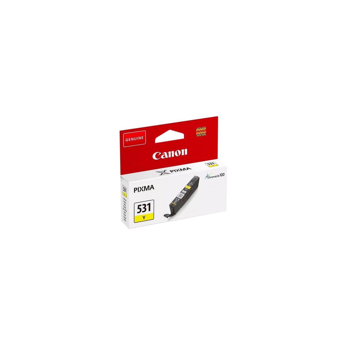 Cartouche jet d'encre Jaune Canon pour CANON Ink-Jet PIXMA TS 8750 / 8751(CLI-531Y)