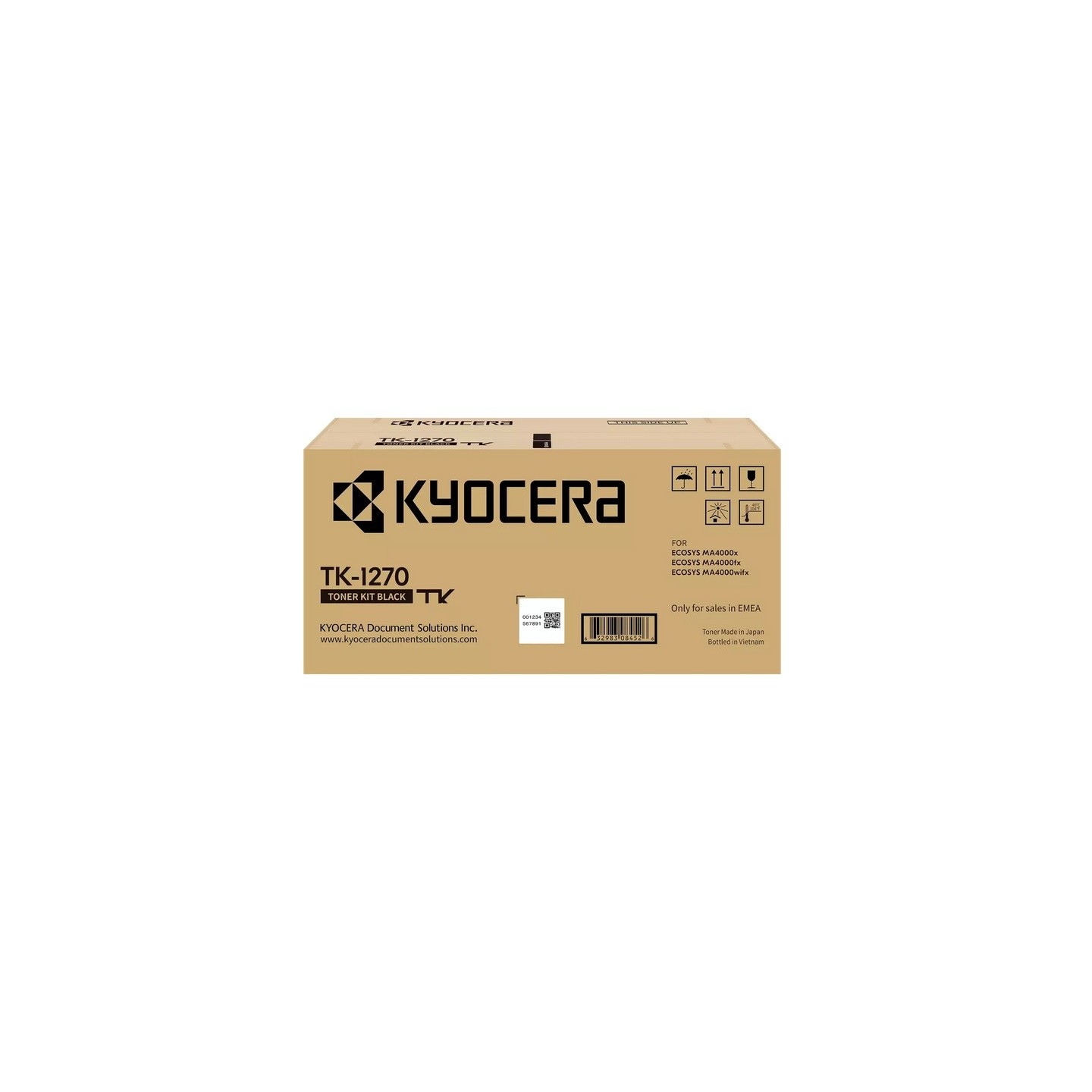 Toner Noir KYOCERA pour ECOSYS MA4000x, MA4000wifx .... (TK-1270)
