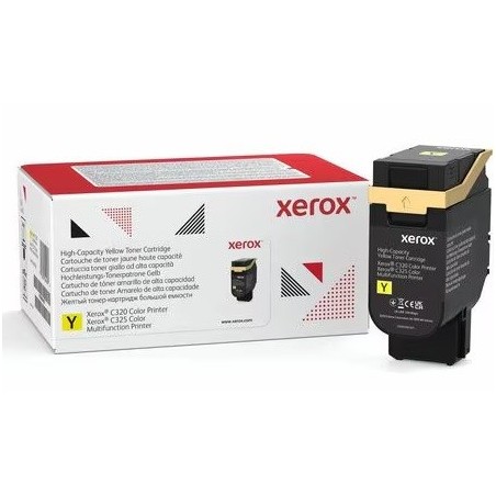 Cartouche de toner jaune XEROX haute capacité pour C320 /  C325 (5 500 pages)