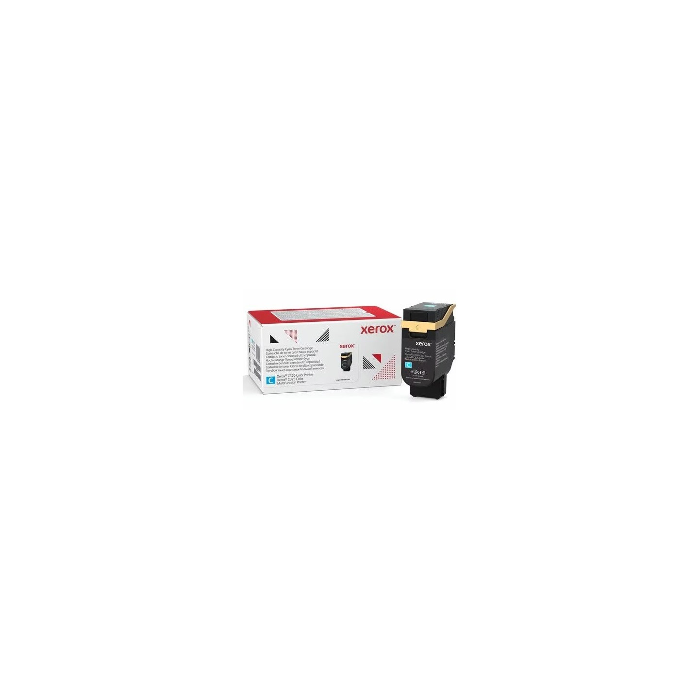 Cartouche de toner Cyan XEROX haute capacité pour C320 /  C325 (5 500 pages)