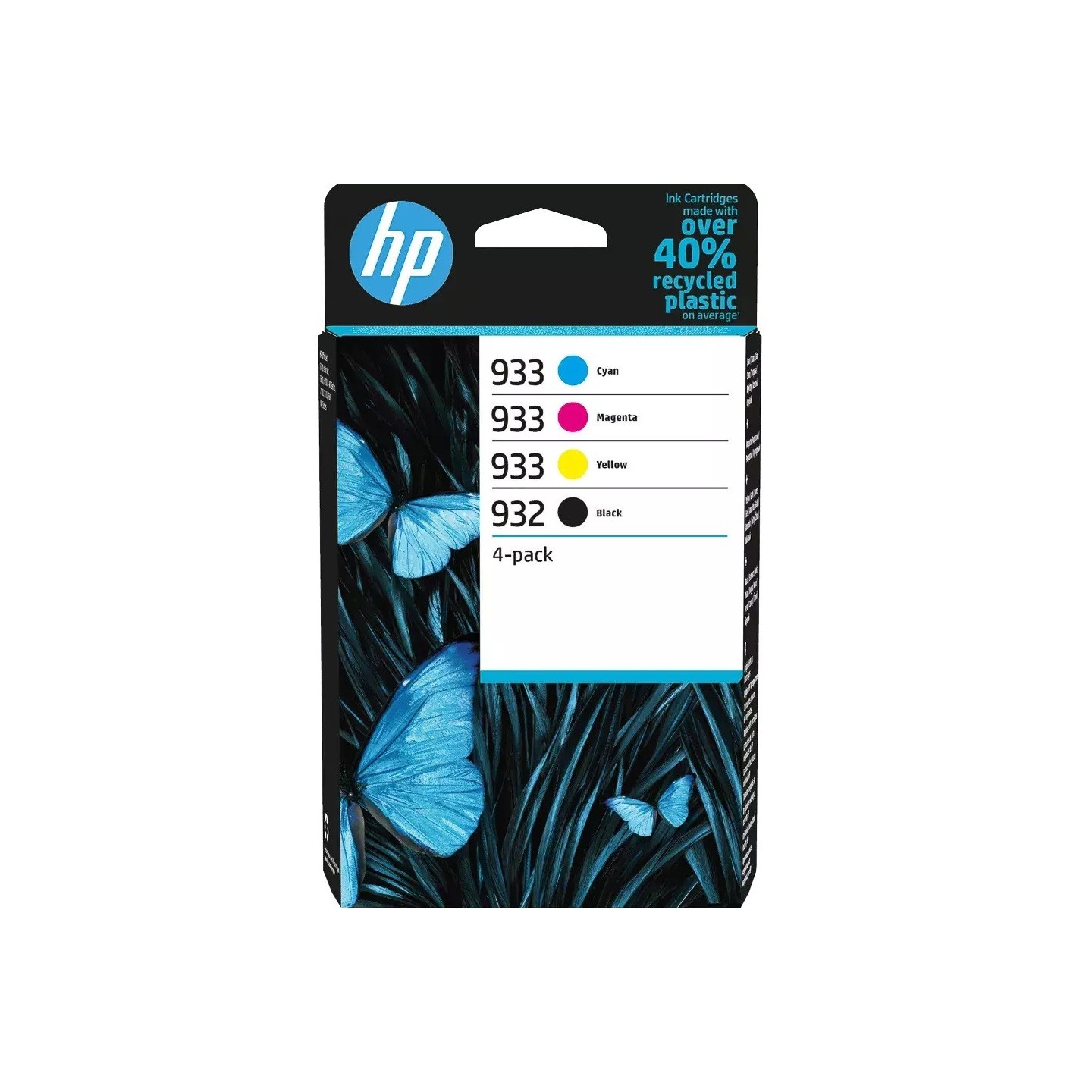 PACK 4 cartouches jet d'encre pour HP Office jet pro 6100/ 6600....(933 / 932)