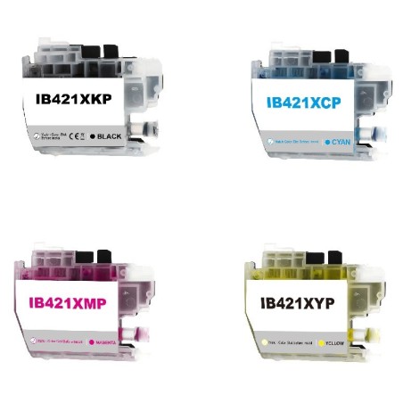 Pack 4 Cartouches génériques Haute Capacité pour Brother DCP-J1050dw / DCP-J1140dw / MFC-J1010dw