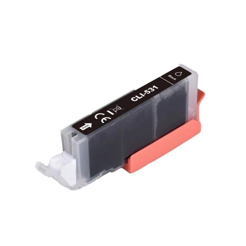 Cartouche jet d'encre générique Noire pour CANON Ink-Jet PIXMA TS 8750 / 8751(CLI-531BK)