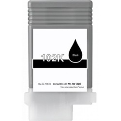 Encre noir générique pour Canon IPF500 / IPF600 / IPF700 (PFI-102BK)