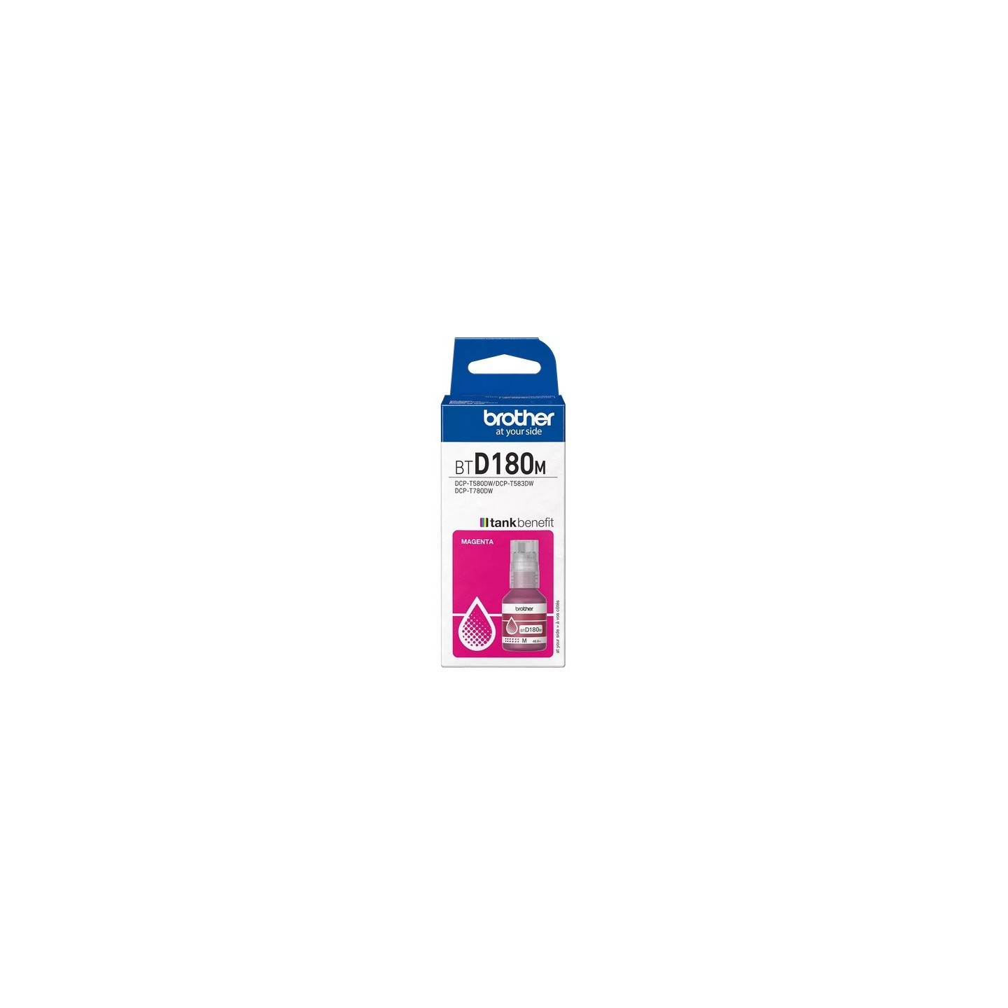 Bouteille d'encre Magenta Brother pour DCP-T583dw, DCP-T580DW, ...