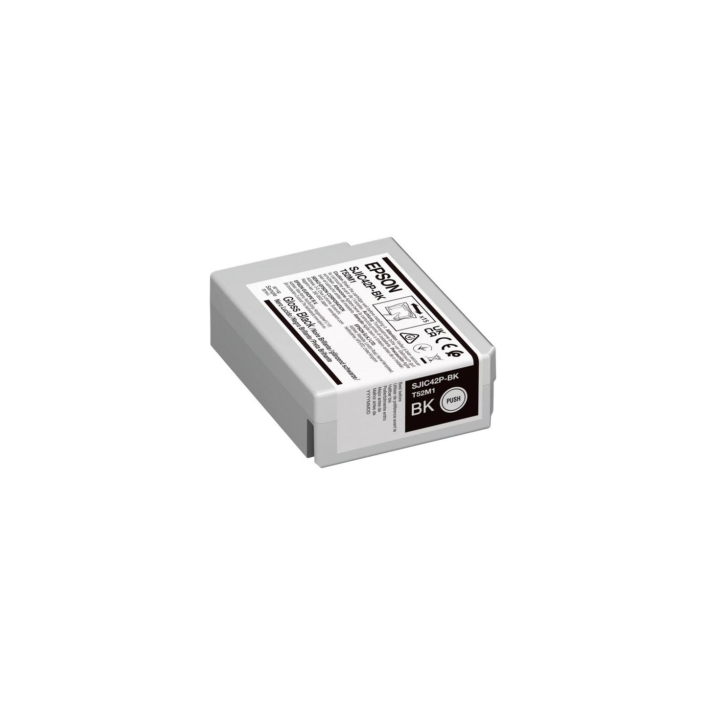 Cartouche d'encre Noire Epson pour ColorWorks C4000e, ... (SJIC42P-BK)