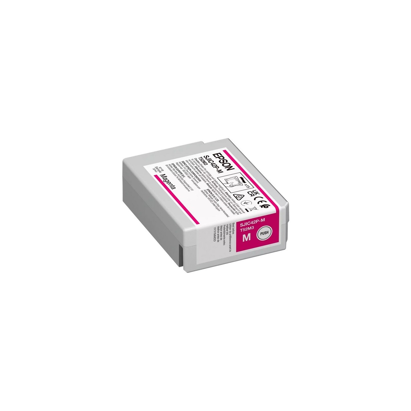 Cartouche d'encre Magenta Epson pour ColorWorks C4000e, ... (SJIC42P-M)