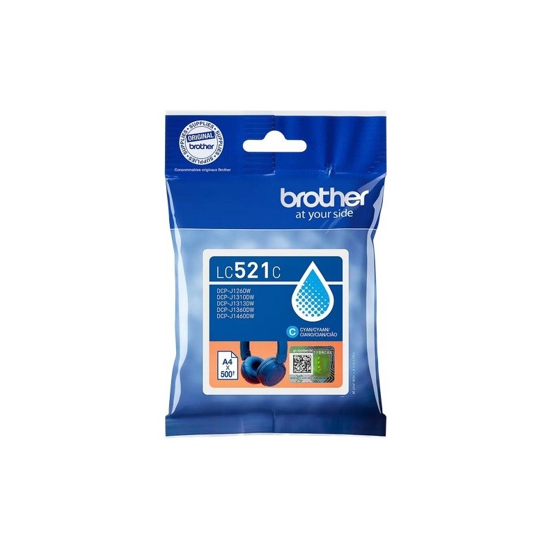 Cartouche d'encre Cyan Brother pour DCP-J1260dw / MFC J1360dw...