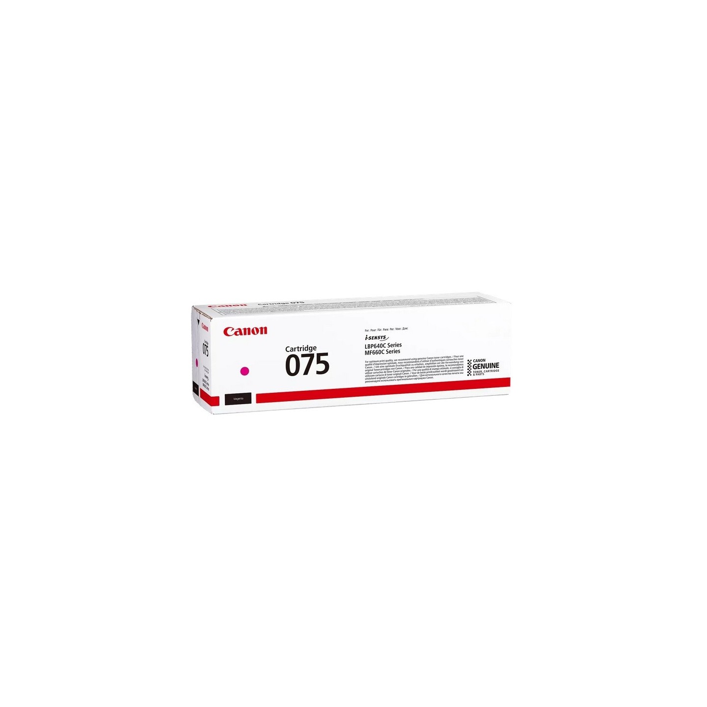 Cartouche Toner Cyan CANON pour I-Sensys LBP646Cdw, ... (075C)