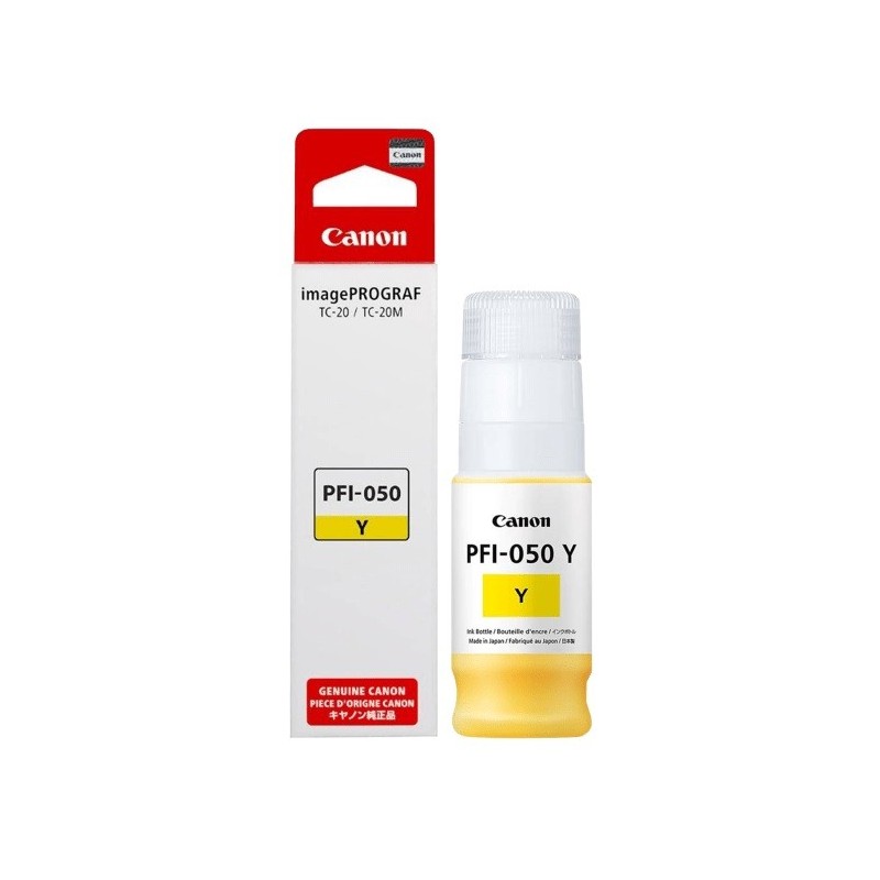 Encre Jaune Canon haute capacité pour ImagePrograf TC20... (PFI-050Y)