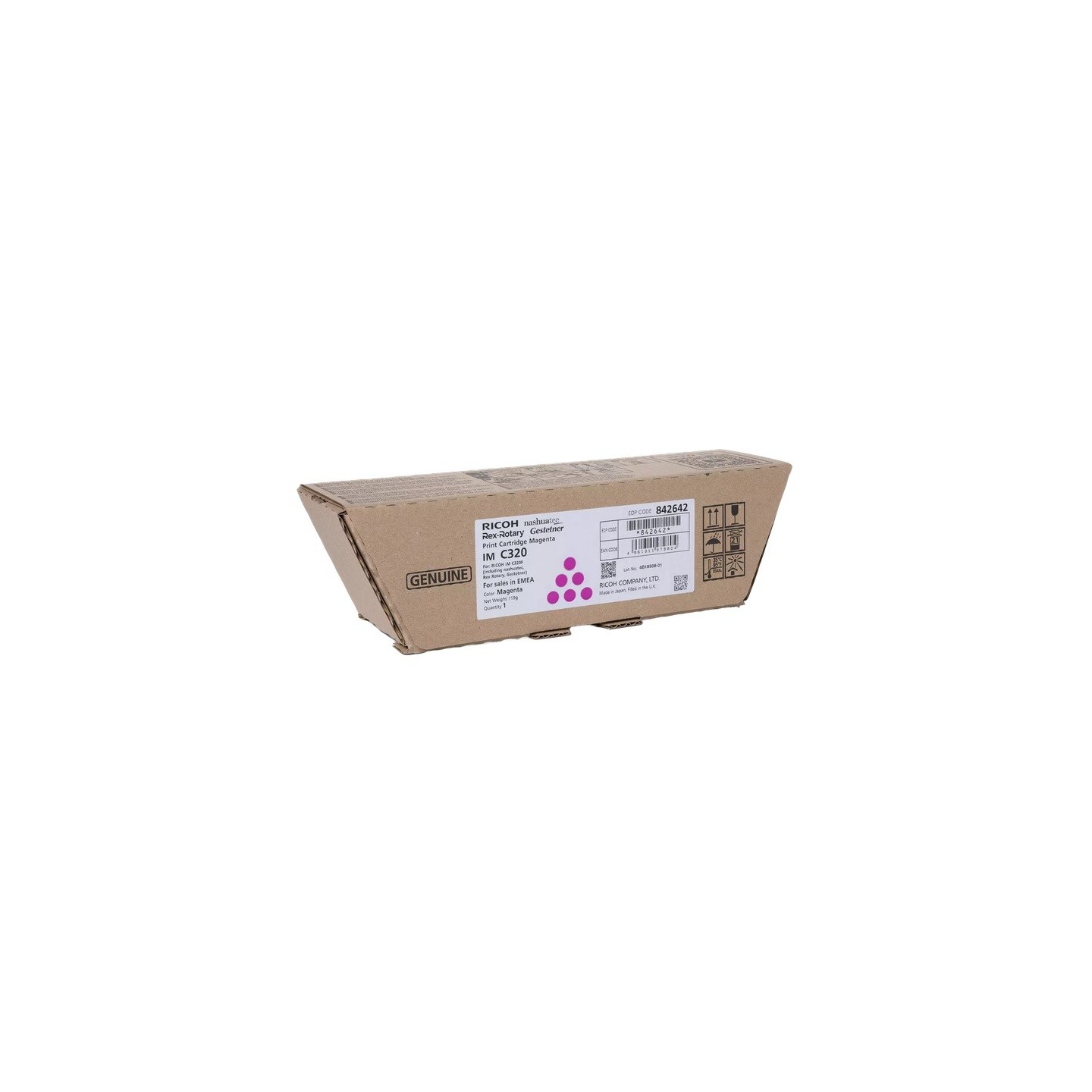 Cartouche Toner Magenta Ricoh pour IM C320F