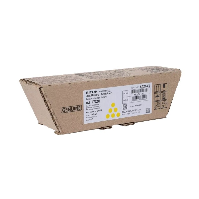 Cartouche Toner Jaune Ricoh pour IM C320F