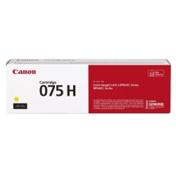 Cartouche Toner Jaune Haute Capacité CANON pour I-Sensys LBP646Cdw, ... (075HY)