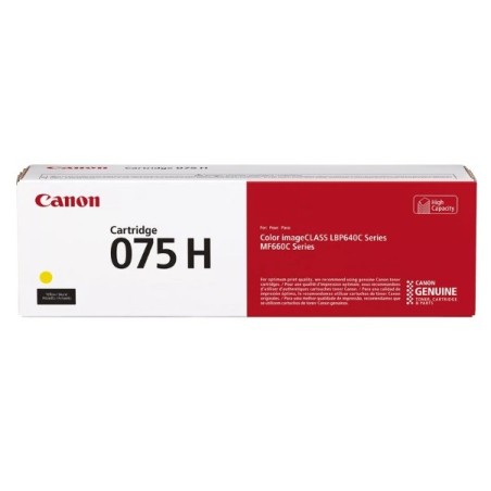 Cartouche Toner Jaune Haute Capacité CANON pour I-Sensys LBP646Cdw, ... (075HY)
