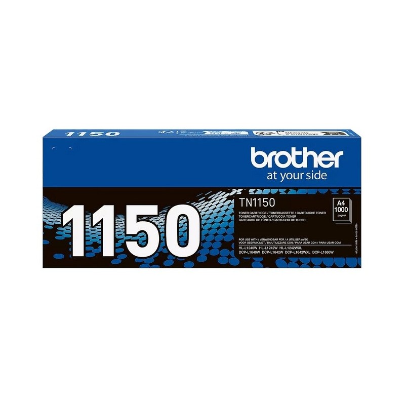 Cartouche toner noir Brother TN1150 pour DCP L1640W, ...