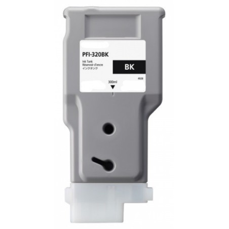 Cartouche d'encre générique noire Photo pour Canon Image Prograf TM200 - TM300 ... (PFI320BK)