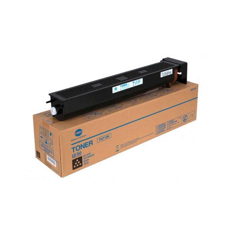 Toner noir Konica Minolta pour Bizhub C659, C759 (TN713K)