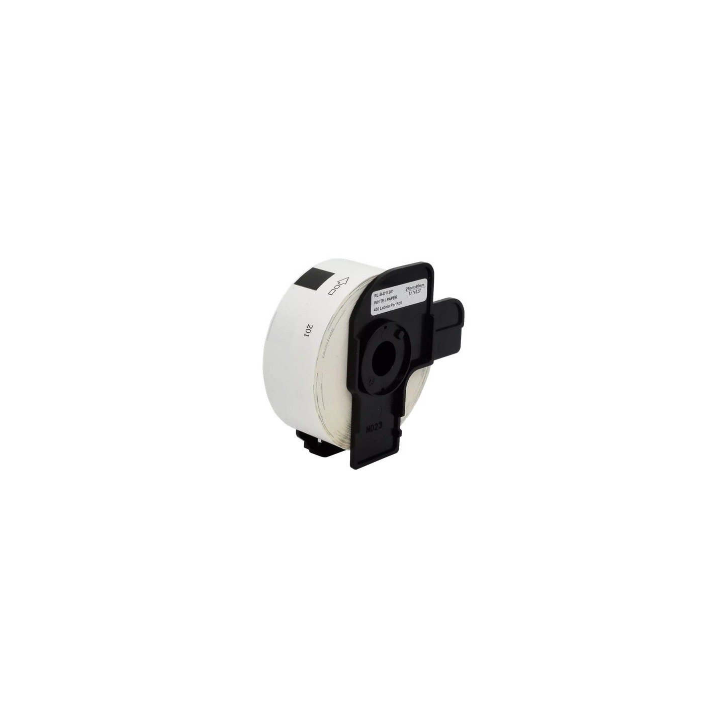 Rouleau d'étiquettes générique pour Brother QL500 – Noir sur blanc, 29 x 90 mm