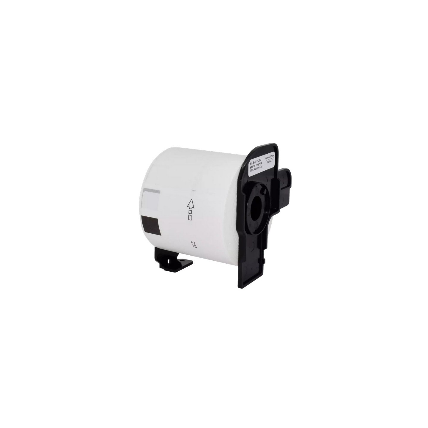Rouleau d'étiquettes d'expédition générique DK-11202 pour Brother – Noir sur blanc, 62 x 100 mm pour QL550