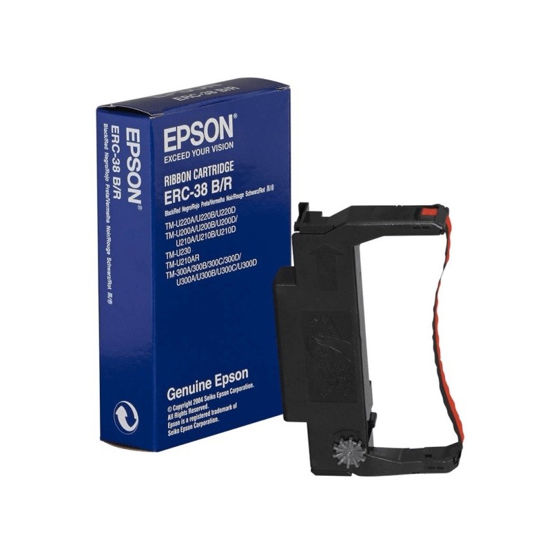 Ruban Matriciel Noir / Rouge Epson (ERC38BR )