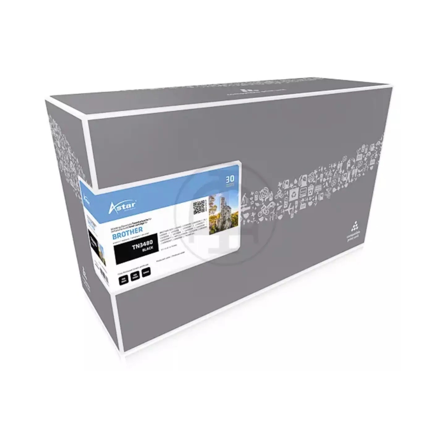 Toner générique haute capacité Haute qualité pour Brother DCP-L5500DN/ L5000/ L6600.. (TN3480)