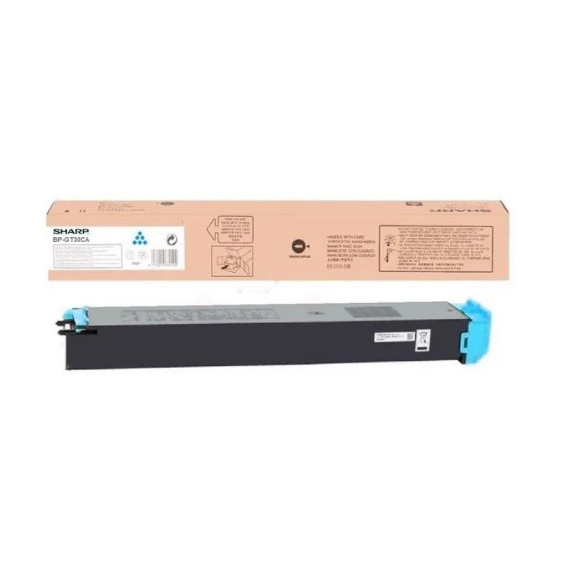 Toner Cyan Sharp pour copieur BP30C25,... (BP-GT30CA)